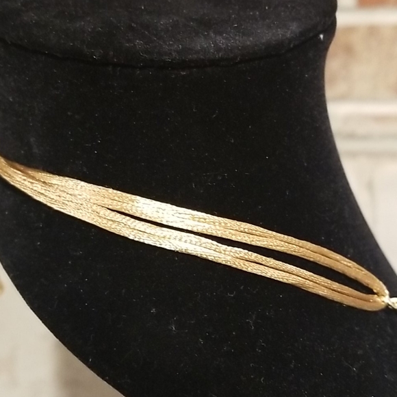 Champagne Pearl Inspired Necklace - Picture 5 of 6